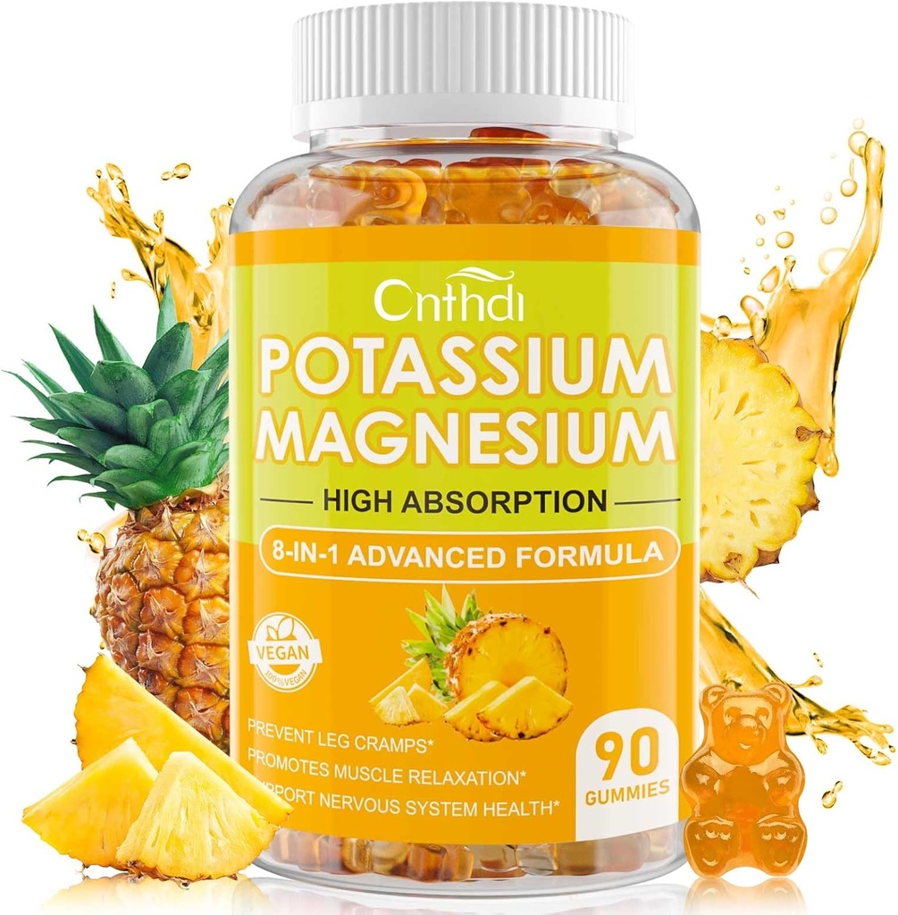Magnezyum Glycinate Gummies 500 mg | Rahatlama Calm Gummies | Sugar-Free | Non-GMO | Gluten-Free | Vegan-Friendly for Yetişkinler & Kids