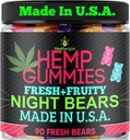 Χελιδόνια κάνναβης για ύπνο-υψηλής έντασης ηρεμίας νύχτα χαλάρωσης-χρόνος, ειρήνη και χαλάρωση, φρουτώδη Gummy Bear Διαβήσιμες, Καλή διάθεση, ξεκούραστη ώρα ύπνου-φυσικό έλαιο κάνναβης Omega-Made στις ΗΠΑ