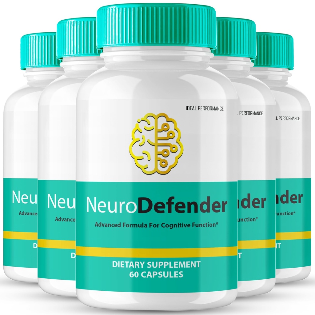 Neuro Defender Brain Συμπληρώματα μνήμης και εστίασης κάψουλες NeuroDefender Advanced Formula Brain Health Support Hills, Extra Strength Nootropics Neuro Defender Όλα τα φυσικά σχόλια (5 Pack)