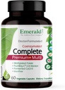 EMERALD LABS Complete Premium Multi - Digestive & Immune Support with Vitamin C as Pure Way-C, B Vitamin Kompleksi, Albion Chelated Bora & More - 60 Sebze Kapsülleri (30-Day Supply)