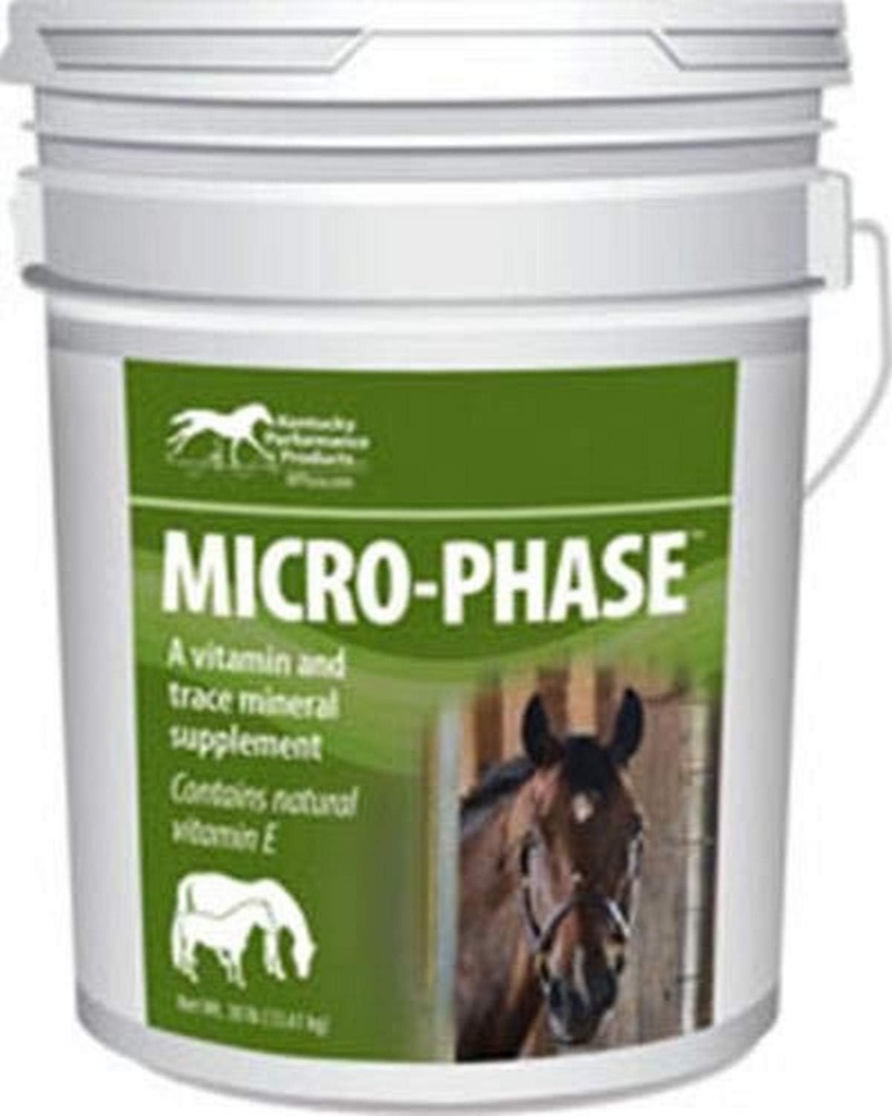 044047 At için Micro-Phase Vitamin & Mineral Supplement, 30 lb
