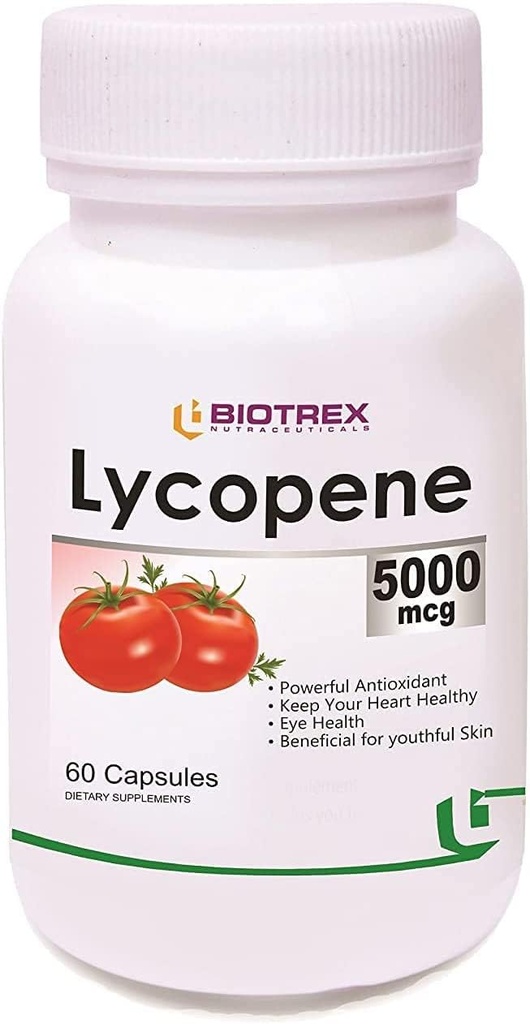 BETT Biotrex Nutraceuticals Λυκοπένιο με πολυβιταμίνες -5000 Mcg (60 κάψουλες)