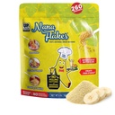 Nana Flakes% 100 Pure Banana Flakes Food Toz 4 lbs - Büyük Plastik ve Fiber Kaynağı, Digestive Health & Occasional Diarrhea, Meal Sabun - Natural & Soothing (4 lbs)