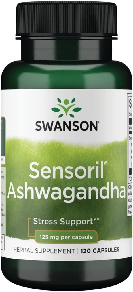 Σουάνσον UL SENSORIL ASHWAGANDHA 125MG 120CAP