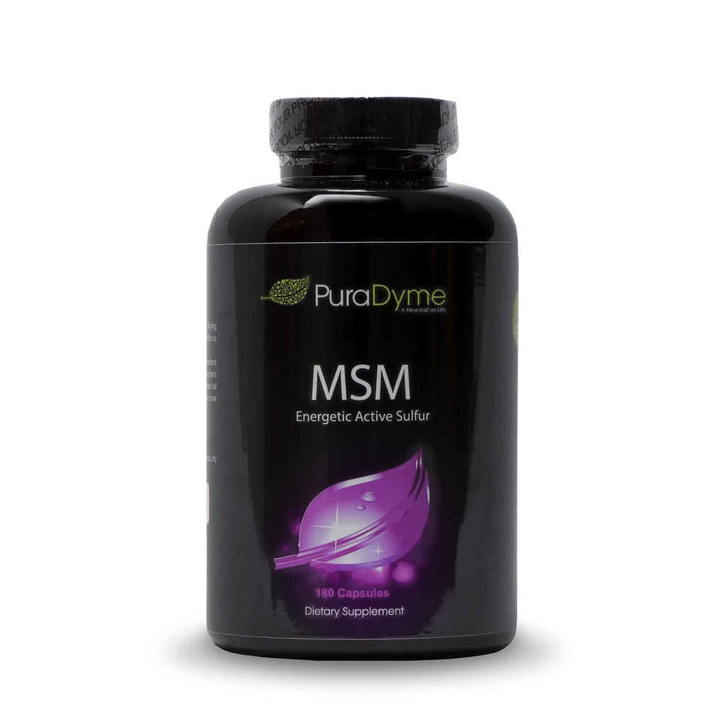 PuraDyme MSM ile Copha Whole Food Mix - 180 Vegan Capsules
