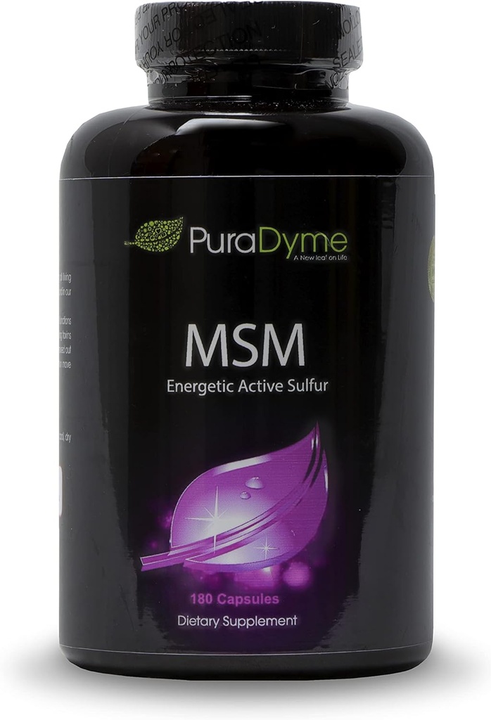 PuraDyme MSM ile Copha Whole Food Mix - 180 Vegan Capsules