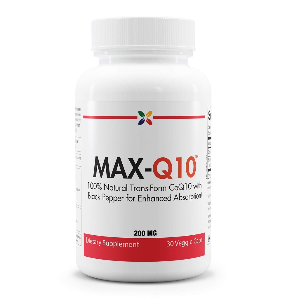 Aging Now MAX-Q10 CoEnzyme Kaneka Q10 ile formüle edildi ve Yüksek Aborpsiyon, Kalp Sağlığı, Enerji Üretimi 200 mg Capsules