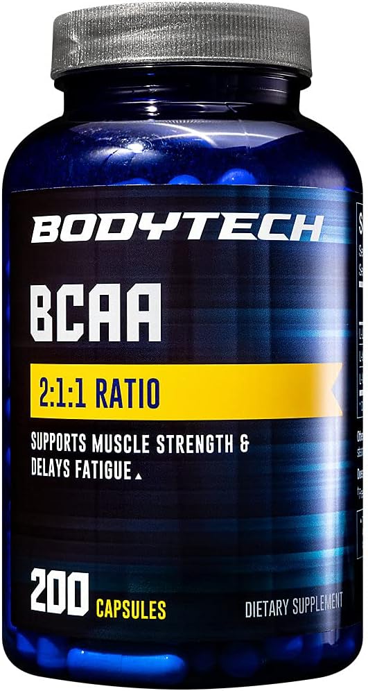 BODYTECH BCAA - 2:1 1 Oran (200 Capsules)