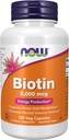 Şimdi Gıdalar Biotin 5000 mcg Capsules, 120 Kont