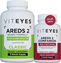 Viteyes AREDS 2 Capsules ve Viteyes Multivitamin AREDS 2 Companion, Single Daily Dose Eye Vitamins, 3 Ay Supply
