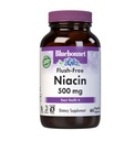 Bluebonnet Beslenme Flush-Free Niacin 500mg, Beslenme Kardiovasküler Destek*, Soy-Free, Gluten-Free, Non-GMO, Kosher sertifikalı, Süt-Free, Vegan, 60 Sebze Capsules, 60 Hizmet