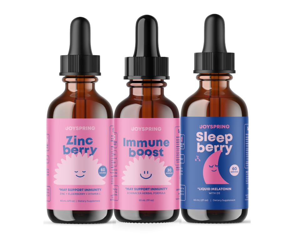 Çocuklar için C Supplements ile nano Vitamin, Destekli Immune Sistemi için Güçlendirici Immune ve Melatonin Drops for Kids Sleep Support