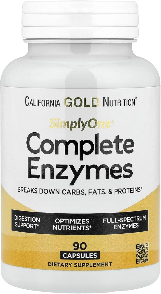 SuperNutrition Basitçe Bir Tamam Enzyme Spectrum, Digestion Support, Packaging May Vary, 90 Count, 1003373 ISS243