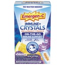 Emergen-C Immune Plus Crystals, On-Go Immune Support Supplement with Vitamin C, Vitamin D, B Vitaminleri, çinko ve Manganese, Berry Lemonade, Back to School Essentials - 28 Stick Packs