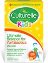 Culturelle Probiotics Ultimate Balance Probiotic for Antibiotics Ηλικίες 3+,20 Count,Orange,Probiotic for Kids Βοηθά στην αποκατάσταση των καλών βακτηριδίων που χάνονται κατά τη διάρκεια της αντιβιοτικής χρήσης & υποστηρίζει ένα υγιές ανοσοποιητικό σύστημα