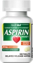 HealthA2Z® aspirin 81 mg | Low Strength | Kapic Kaplama | Ağrı Yardım | Küçük Aches Kas Ağrı & Cramps | Ateş Tespiti | Baş Ağrısı (300 Konts)