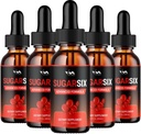 (5 Pack) ŞekerSix Sağlıklı Vitamin Desteği Supplement - Sugar Six Advanced Formula, Sugar Six 24 Saat Sıvı, SugarSix Enerji ve Ekstra Güç İncelemeleri, 5 Ay Supply ve Ekstra Güç İncelemeleri, 5 Ay Supply