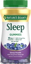 Nature's Bounty 10 mg Melatonin Gummy,% 100 Drug Free Sleep Supplement, 10 mg, Blueberry, 140 Ctt