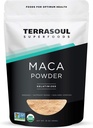 Terrasoul Superfoods Organik Gelatinized Maca Toz, 16 Oz, Hormon Dengesi, Enerji Boost ve Peru Maca Root ile Superfood, Easy Digestion için Gelatinized