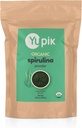 Yupik Organik Spirulina Toz 8.8 oz, USDA sertifikalı, Non-GMO, Kosher, Gluten-Free, Vegan, Protein Yüksek, Iron & Antioksis, Superfood for Smoothies, Shakes & Baking