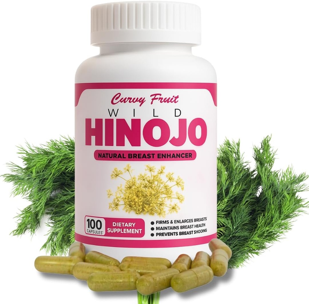 Vahşi Fennel Capsules - Doğal Bust Geliştirme ve Kaldırma | Sagging & Adds Volume | 100% Bir Fuller için herbal Formula, Şirket | 550 mg - 31 Günlük Supply