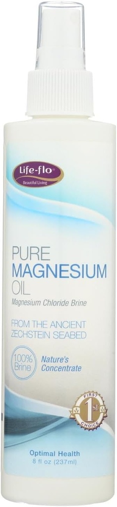 Life-flo Pure Magnezyum Oil, 8 Akışkan Ounce