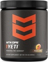 MTN OPS Yeti Pre-Workout Powder Energy Drink with Creatine, 200mg Caffeine & BCAAs with Beta Alanine, 30-Serving Tub, Peach Zing
