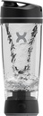 Promixx Original Shaker Bottle - Battery-powered for Smooth Protein Shakes - BPA Free, 20oz Cup (Black)