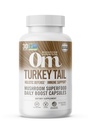 Om Mushroom Superfood Turkey Tail Mushroom Capsules Superfood Supplement, 90 Count, 30 Days, Immune Support, Polysacchrides, Beta-Glucans, Gut Health & Holistic Defense Mushroom Supplement, 90 Count, 30 Days, Immune Support, Polysacchrides, Beta-Glucans, Gut Health & Holistic Defense Mushroom Supplement