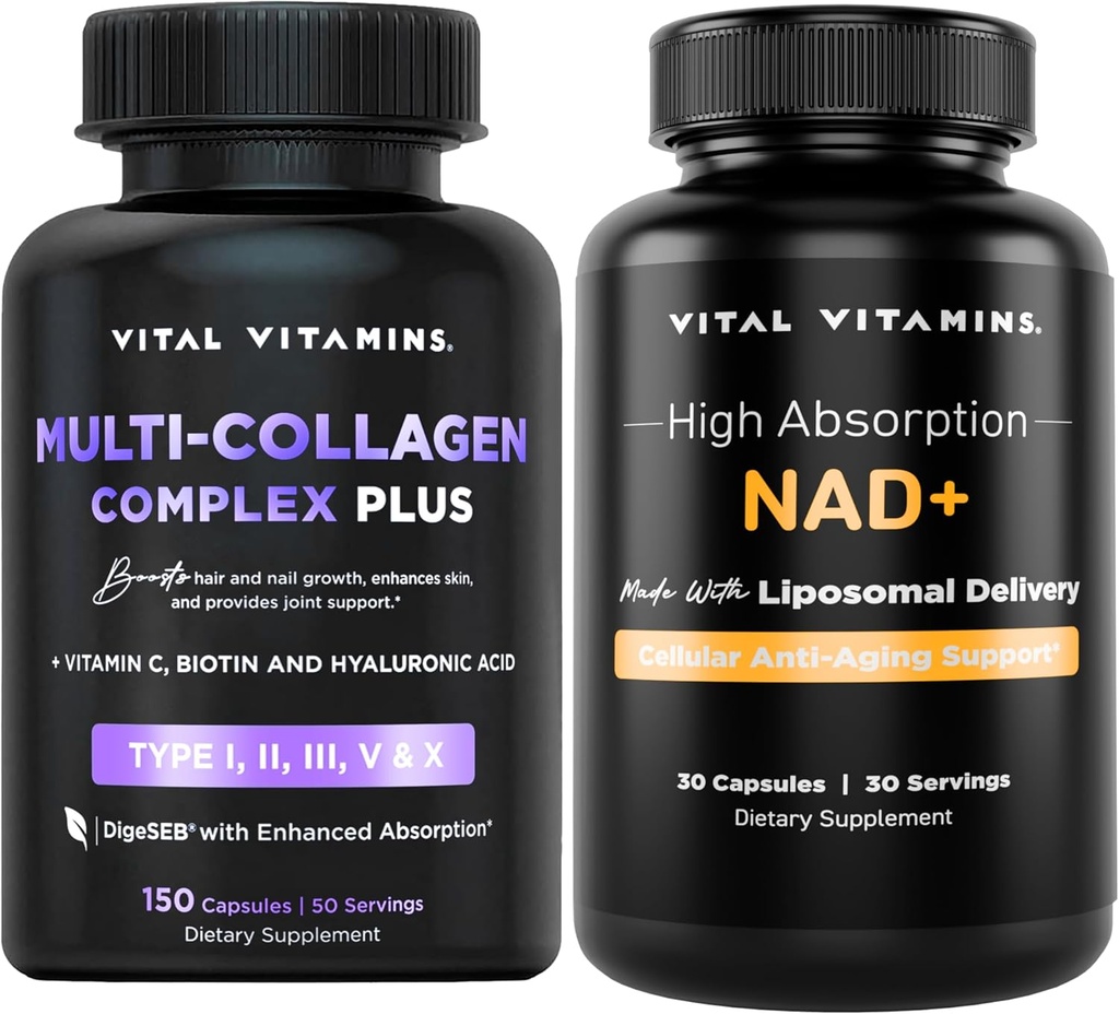 Vitals Vitaminleri Multi Collagen Kompleksi Plus + NAD+ Tamam Tamam Tamam Tamam