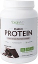 BRAINMD Dr Amen Omni Protein Chocolate - 2.38 λίβρες - Φυτική βάση Protein Powder - Προάγει την ανάκτηση ενέργειας & ασκήσεων - Vegan, χορτοφάγος, χωρίς ζάχαρη, χωρίς γλουτένη - 30 εξυπηρετήσεις