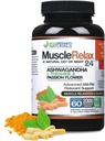 KasRelax 7/24 Destek Kas Rahatlama, Gün veya Gece Kullanımı, Doğal Türlü Malzemeler - Güvenli ve Etkili - Gluten-Free - 60 Vegetarian Capsules