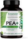 Emerald Laboratories Pea+ with Levagen+ - Support Common & Muscle Health with Meriva Curcumin, OptiMSM & Levagen+ Pea* - Non-GMO, Vegan, Gluten-Free - 60 Sebze Capsules