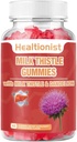 Süt Butle Gummies for Liver Cleanse, Detox & Tamir Fatty Liver Formula Gummies, Süt Butle Extract | Antioksit & Natural Liver Health, Liver Detox, 60 Vegan Ct