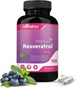 Pure Resveratrol 500 mg - Antioksi, Sağlıklı Aging & Heart Health Support