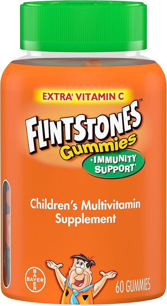 Flintstone Gummies Imunit Boyutu 60ct One A Day Flintstones Vitamins Plus Immunity Support Support