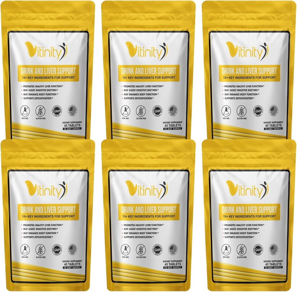 Anti Drink Liver Support Supplement-15+Key Materialss for Craving Support,Liver Health,Kudzu, Milk Thistle,Holy Basil,DHM,All Natural Cleanse,Gradual Reduce,Nutrient Replenisher Tabletler (90 Gün)