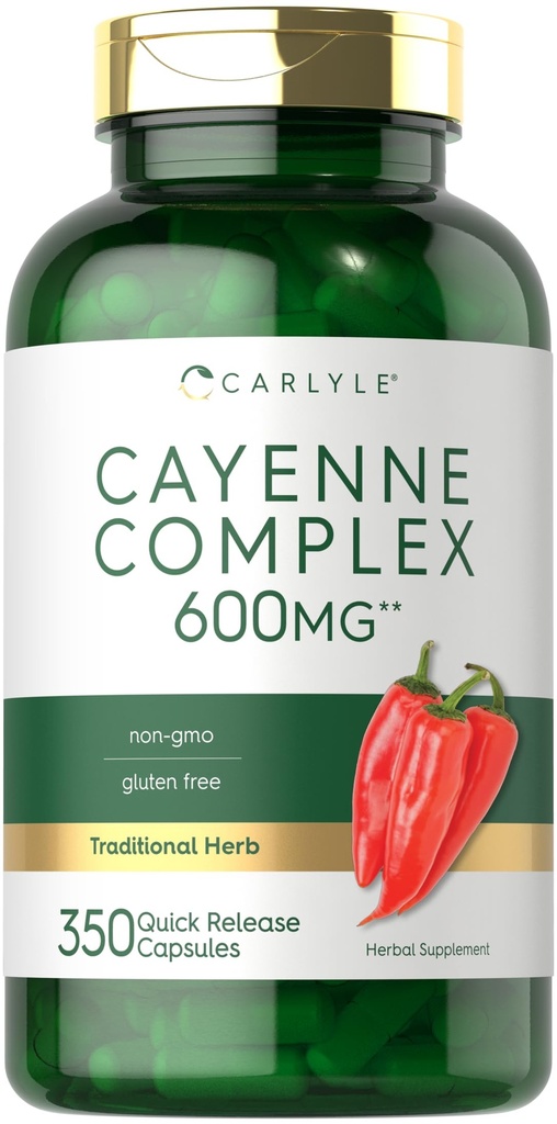 Carlyle Καψάκια Καγιέν πιπέρι 600mg 