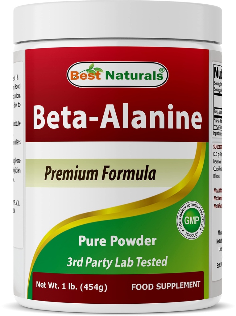 En İyi Doğallar Beta Alanine Pure Toz 1 Pound (1 LB)