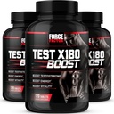 Kuvvet Faktörü Test X180, Erkekler için testosteron ATM ve Enerji Supplement, Stamina'yı artırın ve D-Aspartic Acid ve Fenugreek ile Geliştirin, 120 Kont (Pazar 3)