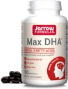 Jarrow Formulas MaxDHA - 180 Softgels - Yüksek Saf Fish Oil - Supplement Supports Brain & Eye Health - Omega-3 Fatty Acids & Enriched in DHA - 90 Servisler