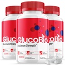(3 Pack) Glucobio Capsules - Resmi Formula - Gluco Bio Support Supplement Vitamin, Glucobio Health Wellness Capsules maksimum Güçlü, Glucobio, Gluco Bio Pills Advanced Support (180 Capsules)
