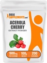 BulkSupplements.com Acerola Cherry Extract Toz - Doğal Vitamin C Supplement, Acerola Cherry Toz - Vegan & Gluten Free, 500 mg per Service, 100g (3.5 oz) (Pazar 1)