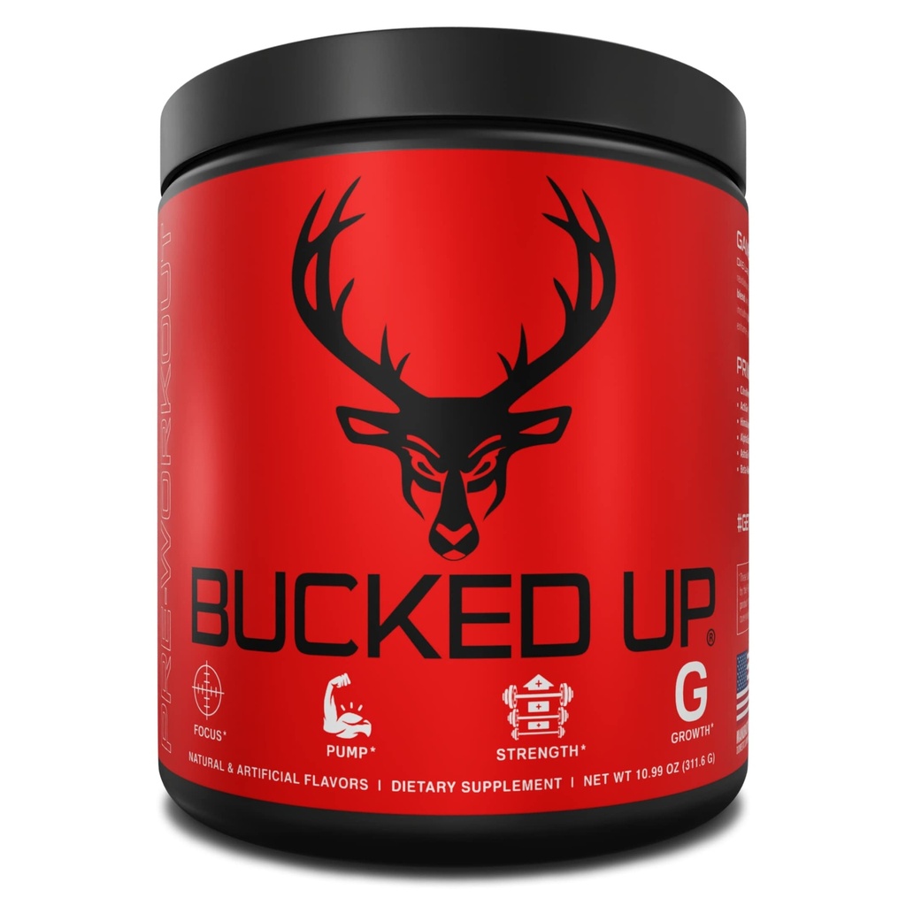 Bucked Up Pre Workout 6 Grams Citrulline, 2 Grams Beta Alanine ve 3 Diğer Registered branded Malzemeler (Grape)