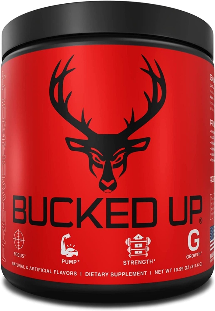 Bucked Up Pre Workout 6 Grams Citrulline, 2 Grams Beta Alanine, και 3 άλλα καταχωρημένα με εμπορικό σήμα συστατικά (Σπίτι)