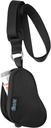 Beautyflier Asthma Inhaler περίπτωση Lanyard κάτοχος Keychain Ταξίδι Χάντι μίνι τσάντα για ενήλικες και παιδιά, δεν περιλαμβάνει Inhaler (Μαύρο)