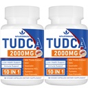 2000mg συμπλήρωμα στήριξης του ήπατος Tudca, αλάτι Tudca Bile με γαϊδουράγκαθο γάλακτος και Nac,120 κάψουλες για 60 ημέρες, υποστήριξη για το συκώτι, αποτοξίνωση, σύστημα Immune