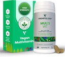 MultiVit Vegan Multivitamin Supplement, 26 Βιταμίνη & Ορυκτά – Συμπληρώματα Βιταμίνης για Μεταβολική, Εγκεφαλική Λειτουργία & Ανοσολογική Υποστήριξη – Πολυβιταμίνη για Γυναίκες, Άνδρες & Παιδιά