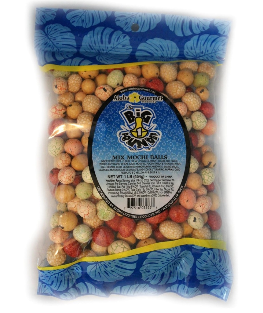 Aloha Gur Büyük Michi Balls 1 pound Jumbo çanta