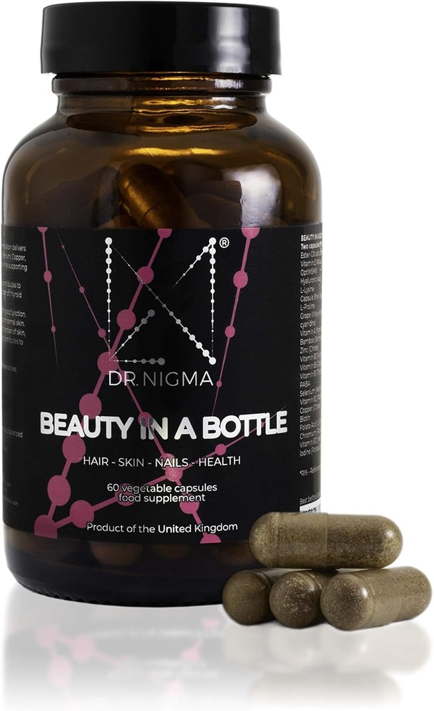 Dr. Nigma, Hair, Skin ve Nails, Beauty in A Şişe, 60 Capsule Supplement